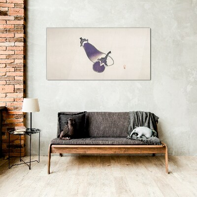 Obraz na skle Elegance zeleniny v minimalistickém stylu