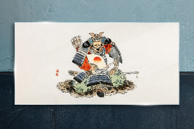 Obraz na skle Samuraj