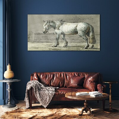 Obraz na skle Zvířecí kůň Jean Bernard