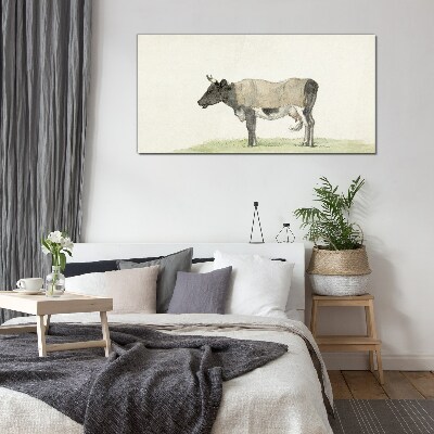 Obraz na skle Kráva