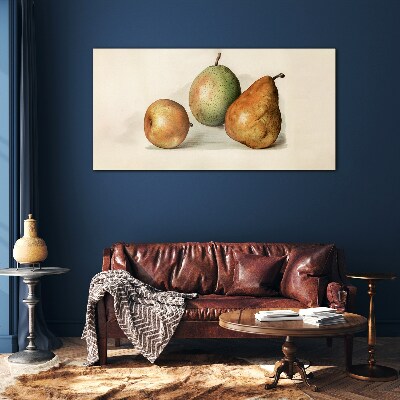 Obraz na skle Moderní ovoce hruška