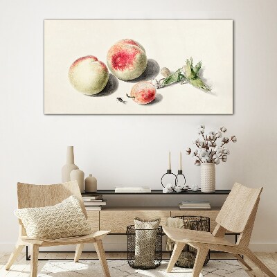 Obraz na skle Broskvový ovoce