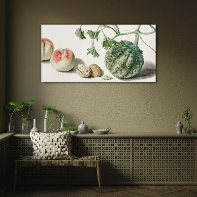 Obraz na skle Moderní ovocné ořechy
