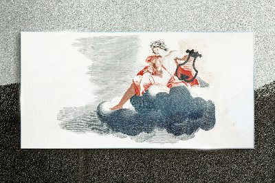 Obraz na skle Kreslení starověkého apollo cloud