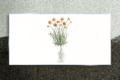 Obraz na skle Moderní rostlinné rostliny