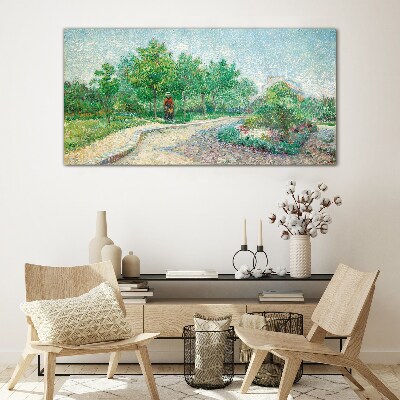 Obraz na skle Příroda strom van gogh