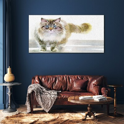 Obraz na skle Moderní zvířecí kočka
