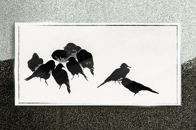 Obraz na skle Moderní zvířata ptáků