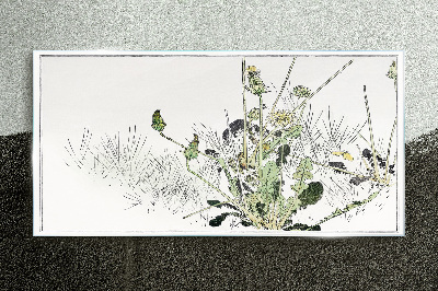 Obraz na skle Květinové listy květin
