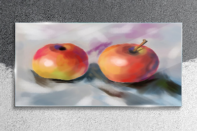 Obraz na skle jablko