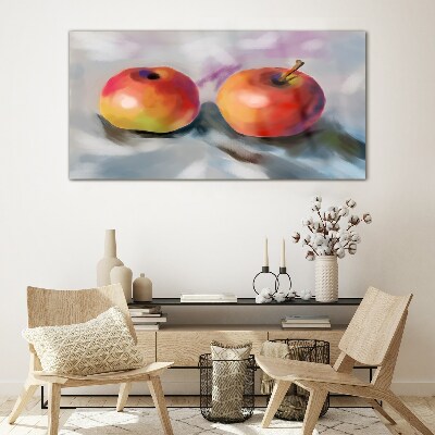 Obraz na skle jablko
