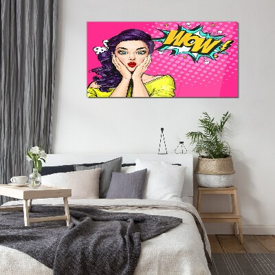 Obraz na skle Pop-artové překvapení