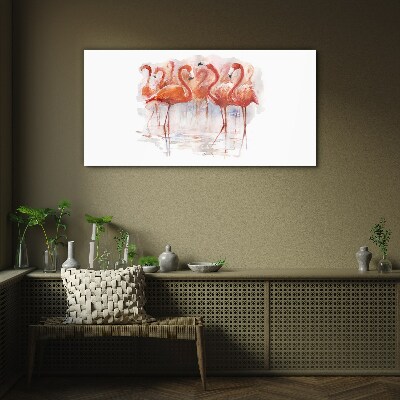 Obraz na skle Abstraktní zvířecí plameňák