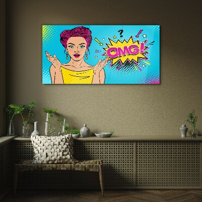 Obraz na skle Pop-artové překvapení