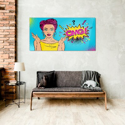 Obraz na skle Pop-artové překvapení