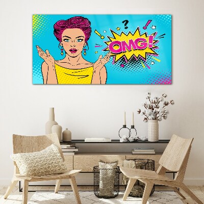 Obraz na skle Pop-artové překvapení