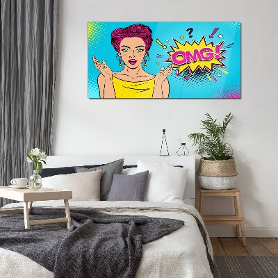 Obraz na skle Pop-artové překvapení