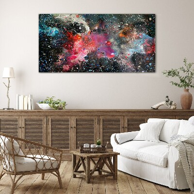 Obraz na skle Abstrakce Cosmos Hvězdy