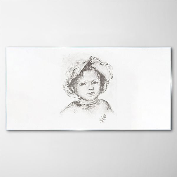 Obraz na skle Kreslení náčrtek dítěte