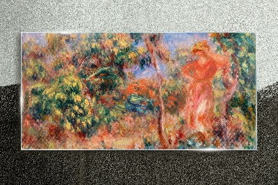 Obraz na skle Abstrakce ženského lesa