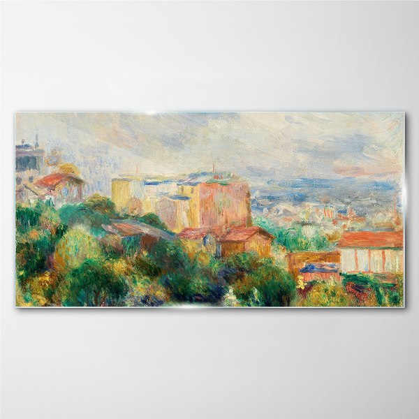 Obraz na skle Pohled z Montmartre