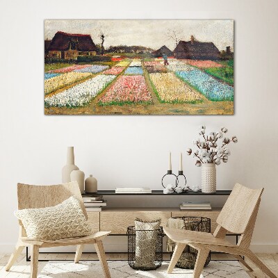 Obraz na skle Louka květiny van gogh