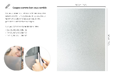 Okenní fólie mléčná, průsvitná