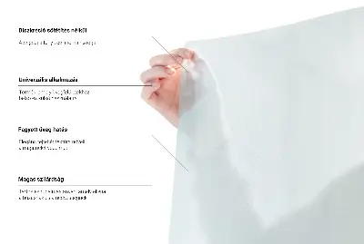 Okenní fólie v mléčném provedení průsvitná