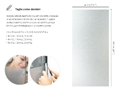 Okenní fólie mléčná, průsvitná