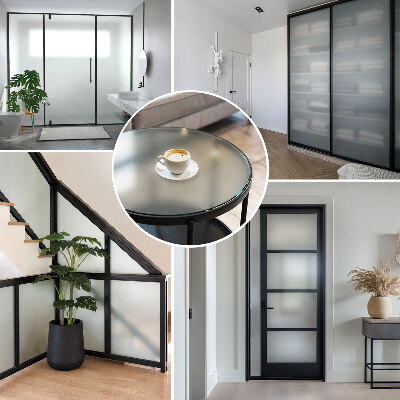 Okenní fólie mléčná, průsvitná