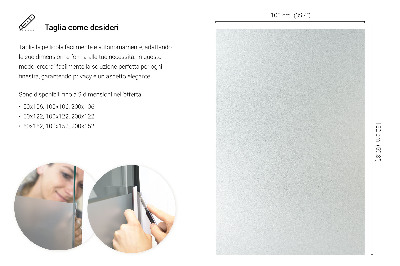 Okenní fólie mléčná, průsvitná