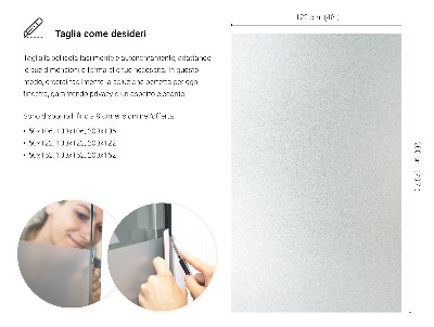 Okenní fólie mléčná, průsvitná