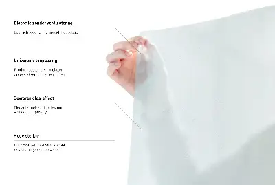 Okenní fólie v mléčném provedení průsvitná