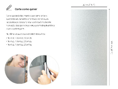 Okenní fólie mléčná, průsvitná