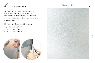 Okenní fólie mléčná, průsvitná