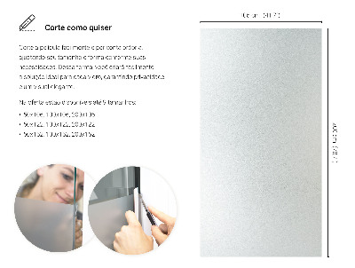 Okenní fólie mléčná, průsvitná