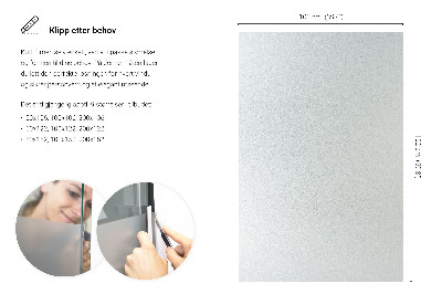 Okenní fólie mléčná, průsvitná