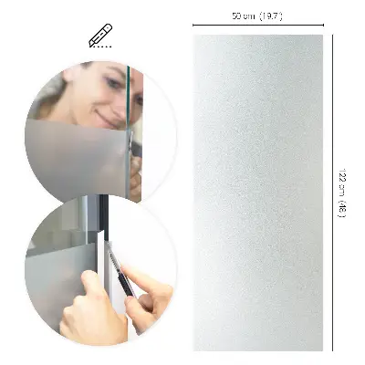 Okenní fólie v mléčném provedení průsvitná