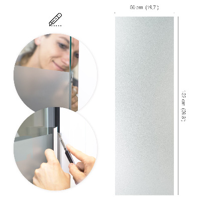 Okenní fólie mléčná, průsvitná