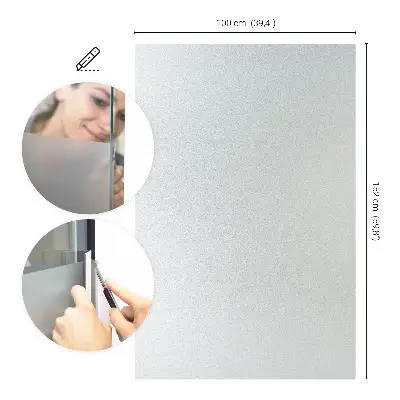 Okenní fólie v mléčném provedení průsvitná