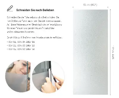 Okenní fólie v mléčném provedení průsvitná
