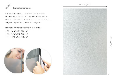 Okenní fólie mléčná, průsvitná