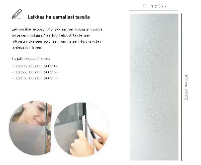 Okenní fólie v mléčném provedení průsvitná