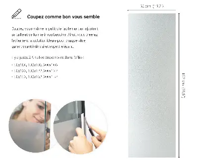 Okenní fólie v mléčném provedení průsvitná