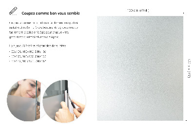 Okenní fólie mléčná, průsvitná