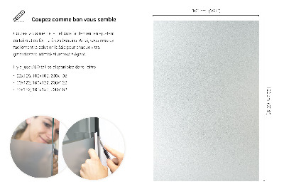 Okenní fólie mléčná, průsvitná