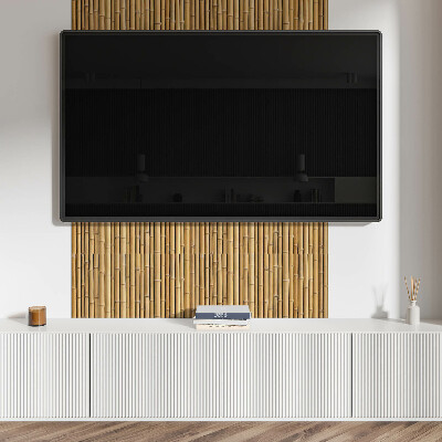 Vinylový nástěnný panel Přírodní bambusová textura