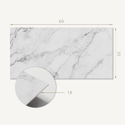 Dekorační panel na zeď Elegantní bílý mramor