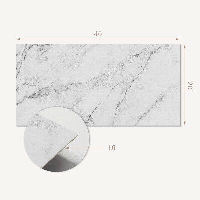 Dekorační panel na zeď Elegantní bílý mramor