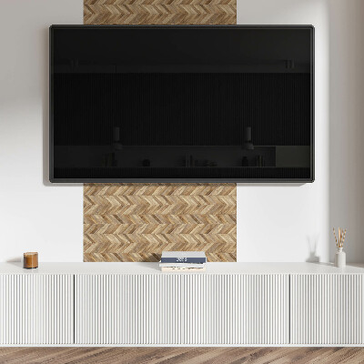 Vinylový nástěnný panel Dřevěný vzor rybí kosti